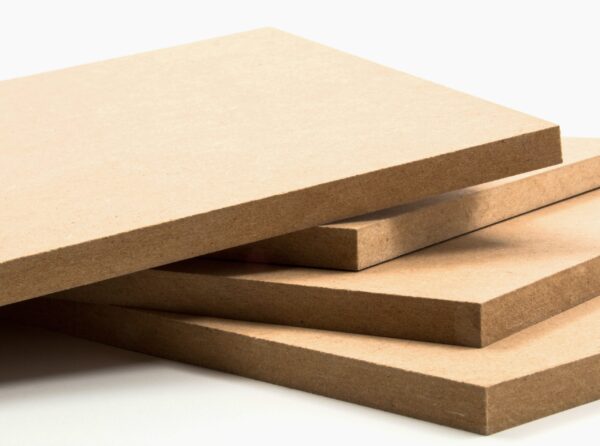 Plates,Of,Raw,Mdf,On,The,Pile.